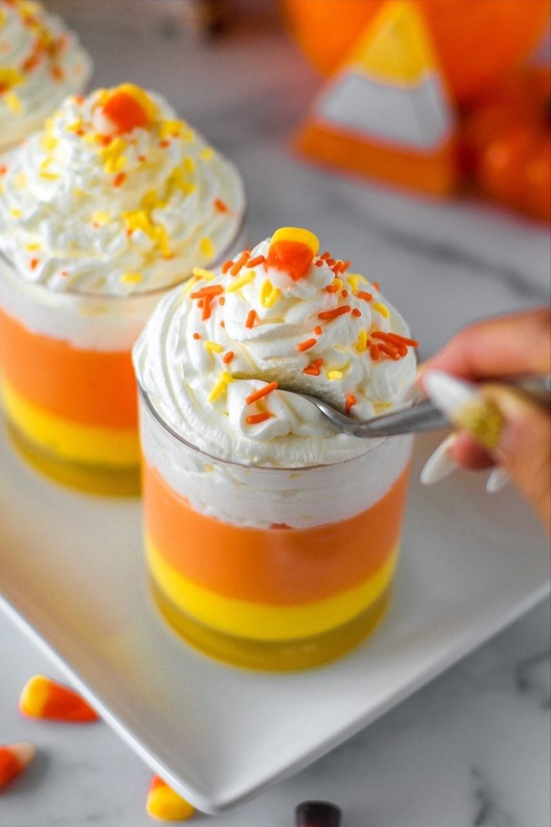 Candy Corn Parfaits