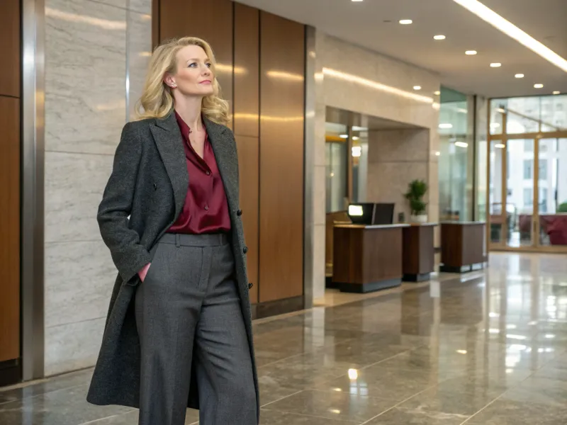 Charcoal and Burgundy