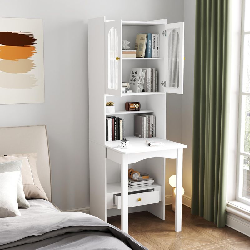 Convertible Shelving and Desk Unit
