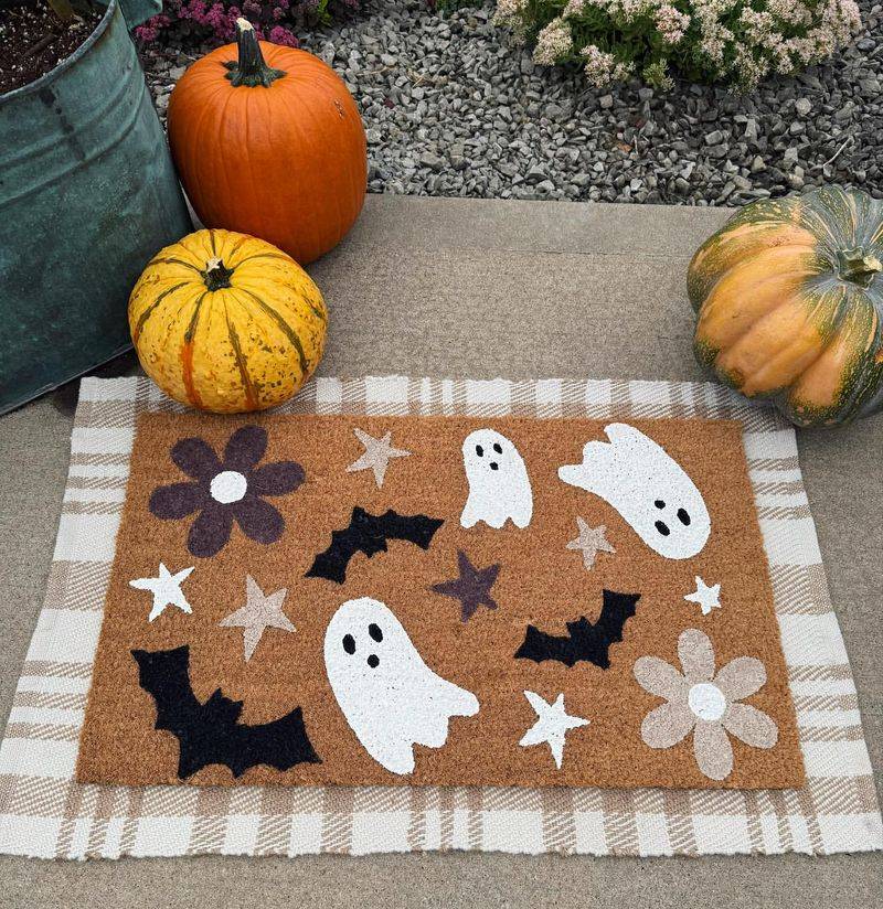 Door Mats (Coir) with Layered Washable Rug