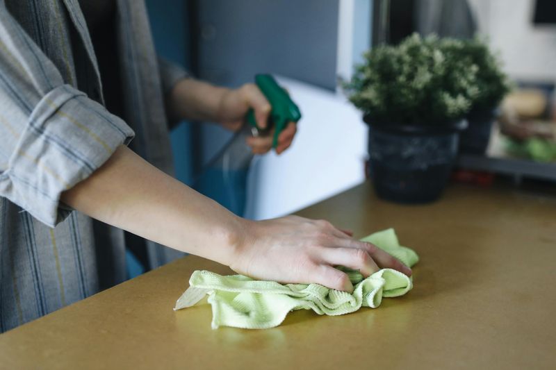 Dusty Surfaces and Baseboards