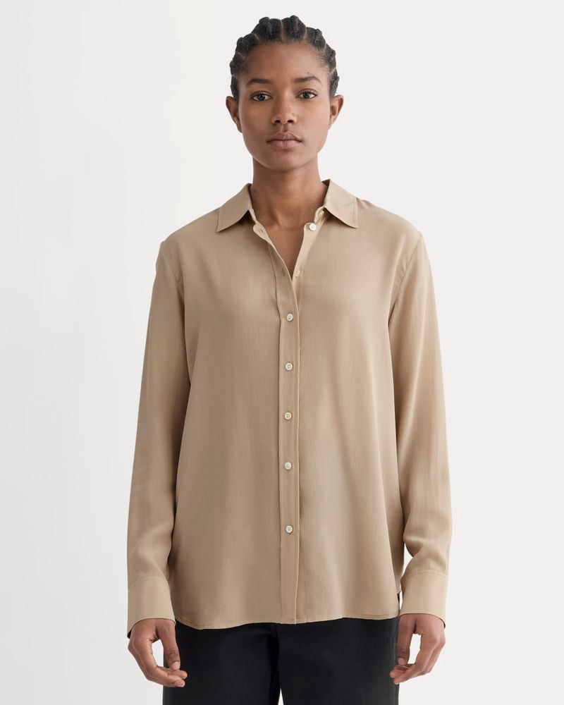 Everlane – Oversized Silk Blouse