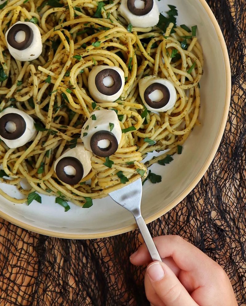 Eyeball Pasta Salad