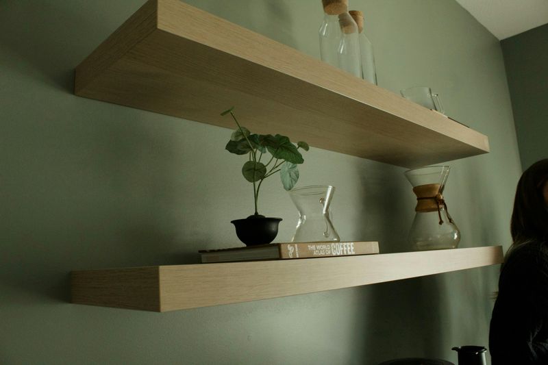 Floating Shelves Maximize Wall Space