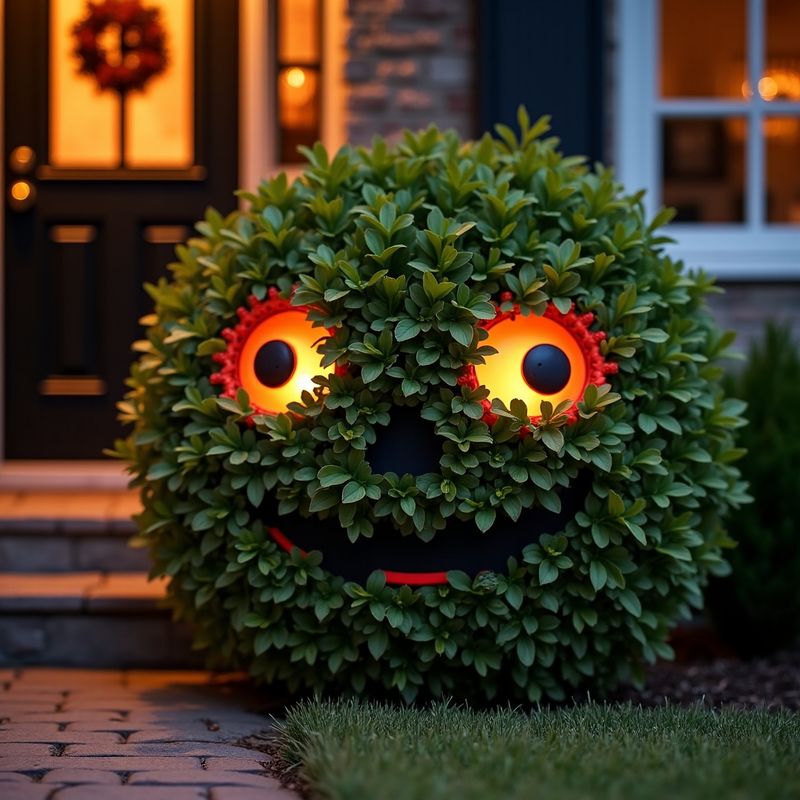 Glowing Eyes in the Bushes