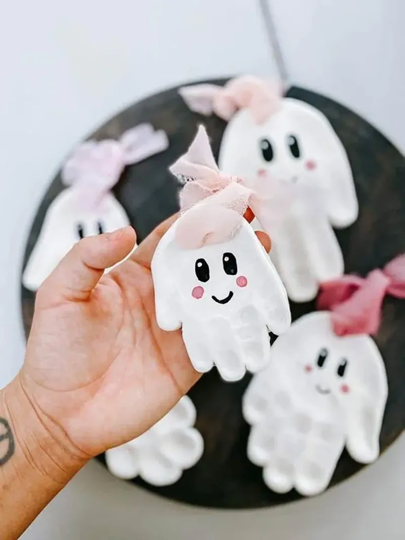 Handprint Ghost Garland