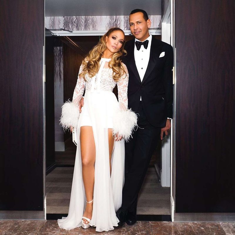 Jennifer Lopez and Alex Rodriguez