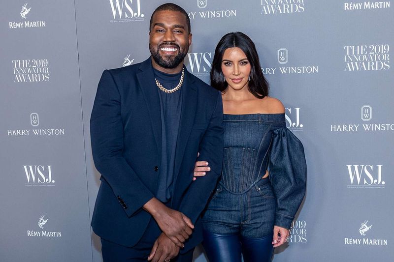 Kim Kardashian and Kanye West