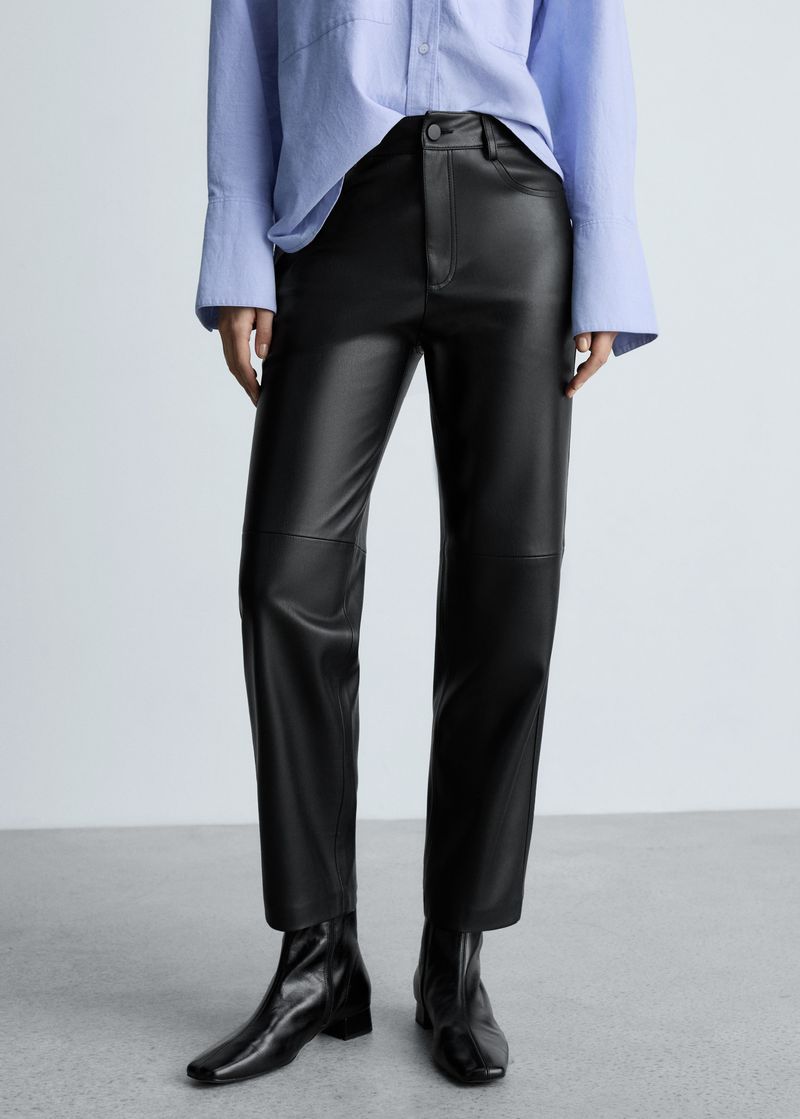 Leather (or Faux Leather) Trousers