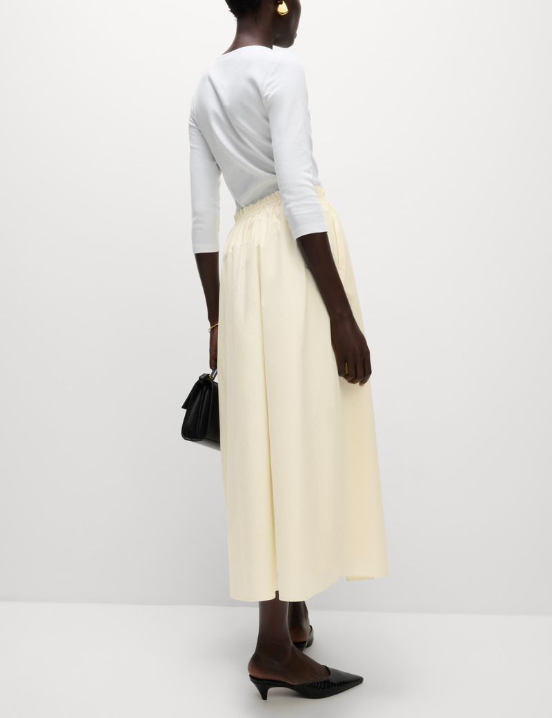M&S Pure Cotton Poplin A-line Skirt