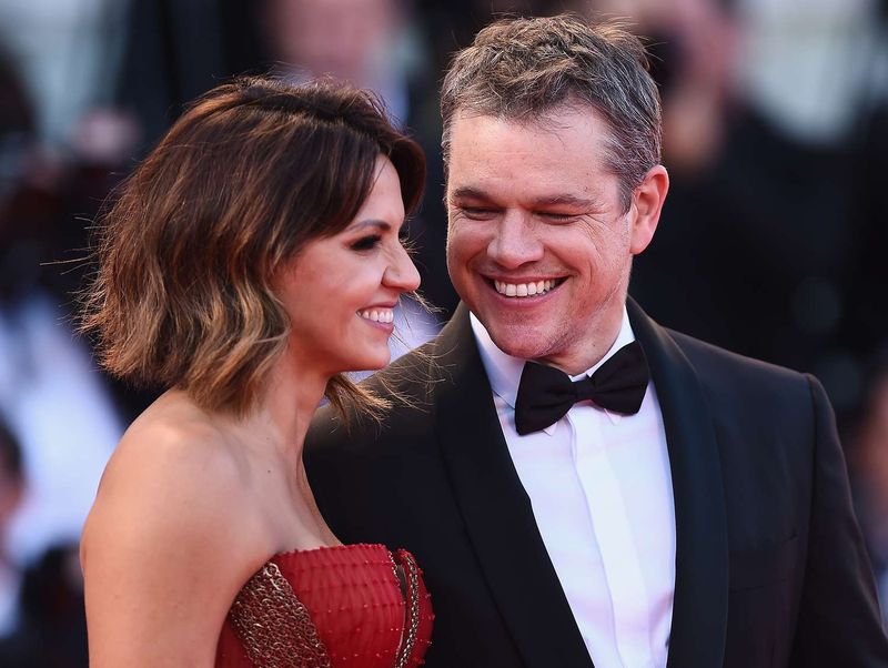 Matt Damon and Luciana Barroso