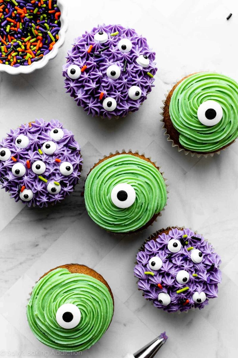 Monster Eye Surprise Cupcakes