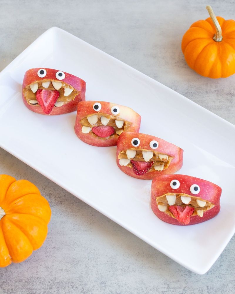 Monster Mouth Apple Bites