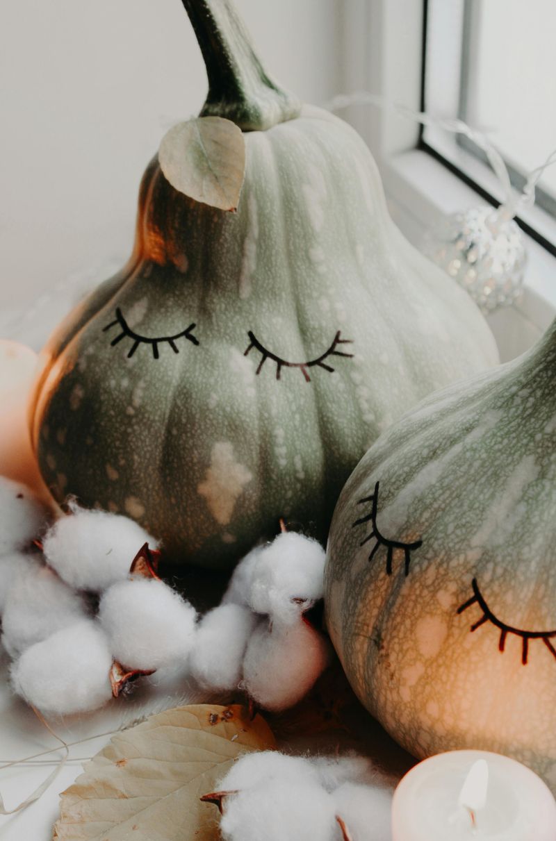 Neutral Halloween Touches Blend Seamlessly