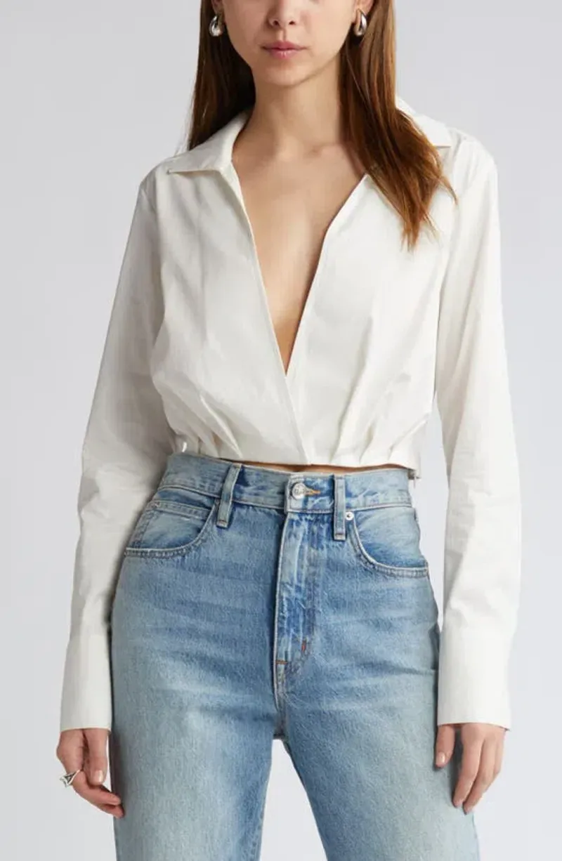 Nordstrom – Open Edit Pleated Sleeve Blouse
