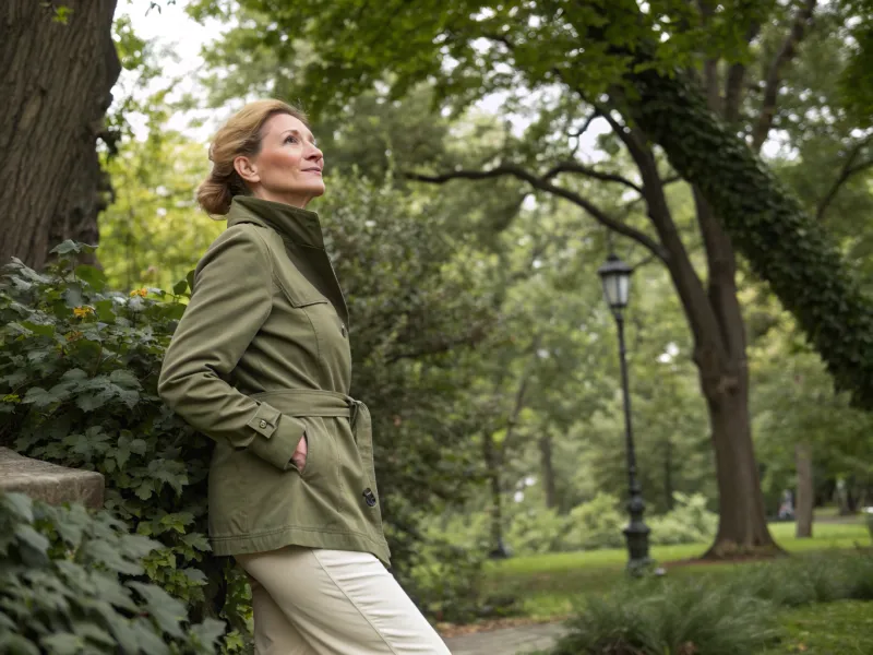 Olive Green and Cream