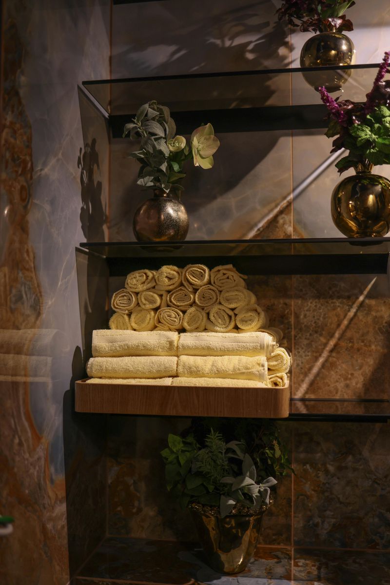 Open Shelving for Towels