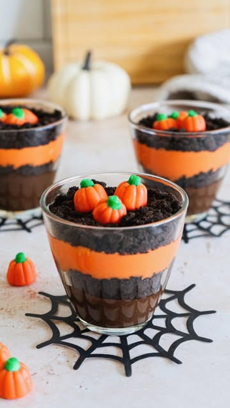 Pumpkin Patch Dirt Cups