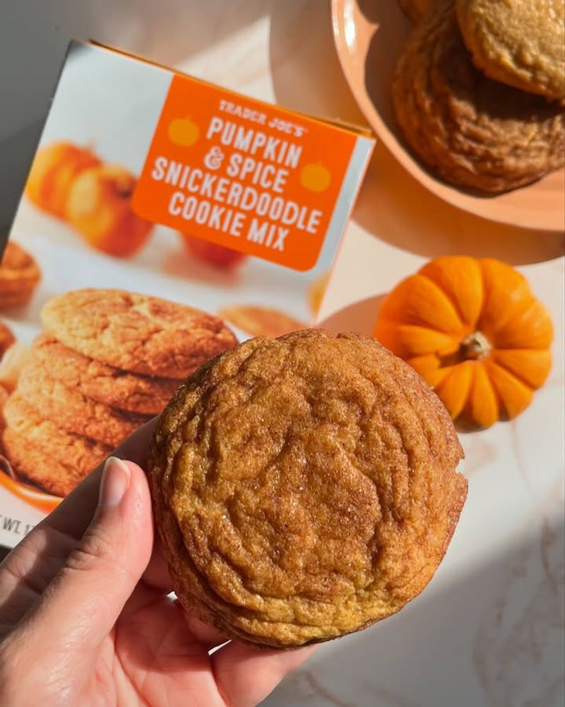Pumpkin Spice Snickerdoodle Cookies