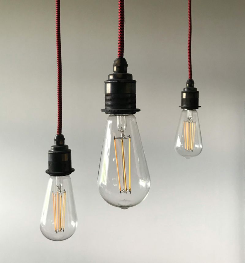 Replace Fluorescent Bulbs with Warm LED Edison or Soft White Bulbs