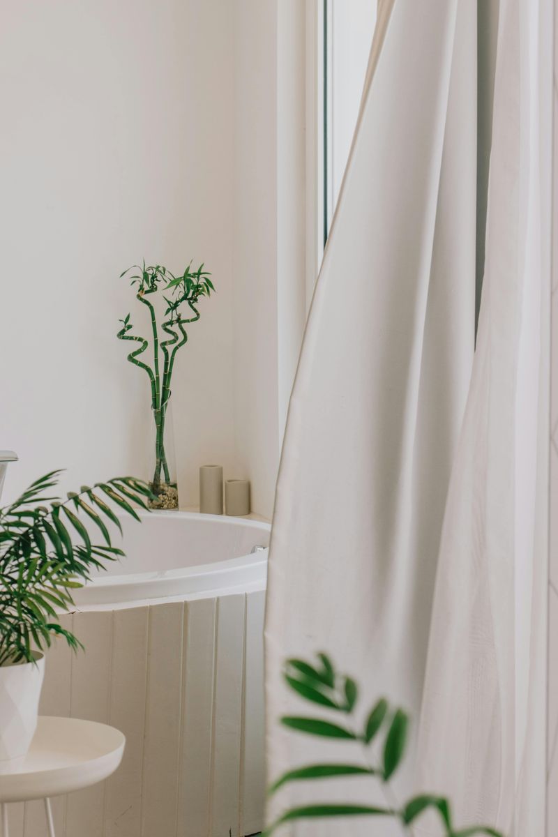 Replace Plastic Shower Curtains with Fabric or Waffle-Weave Versions