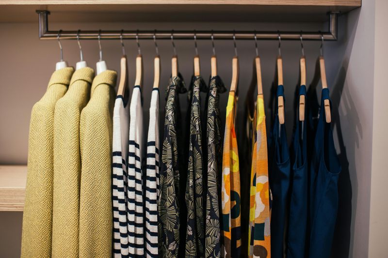 Replace Wire Hangers with Matching Velvet or Wooden Hangers