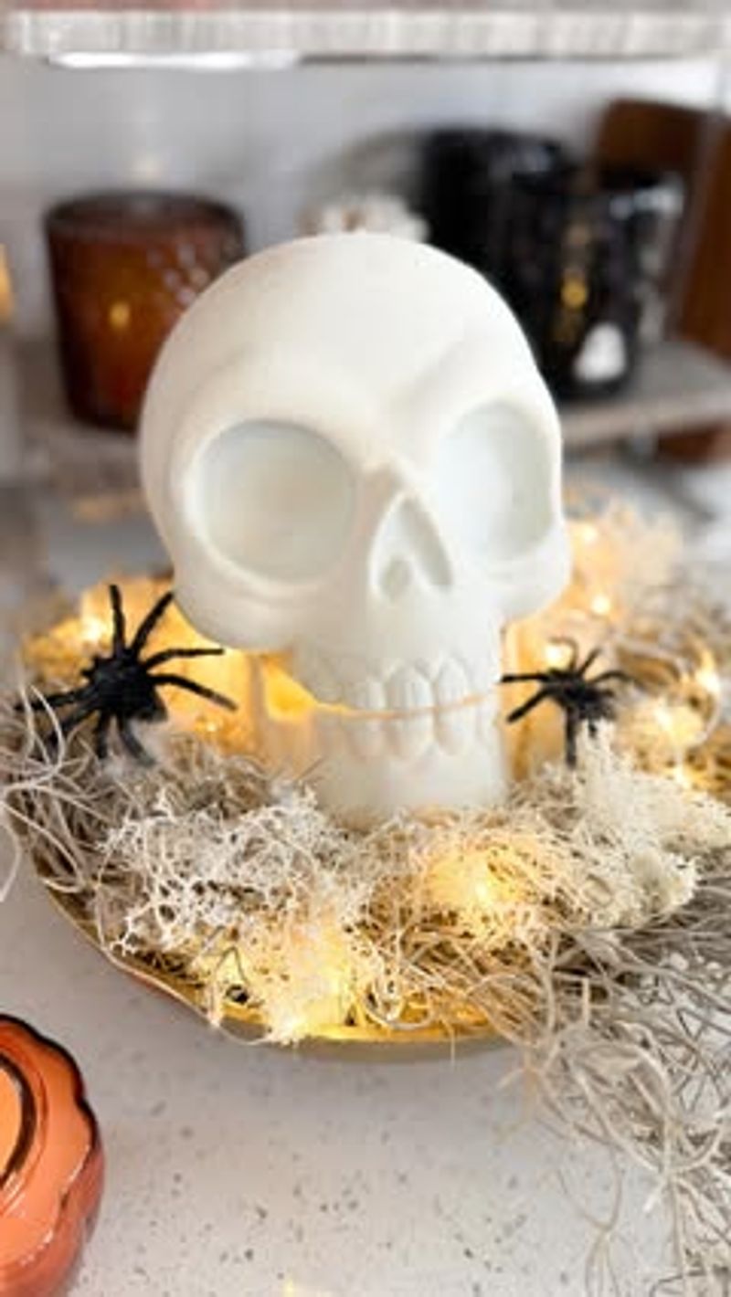 Skull/Spider Deviled Eggs