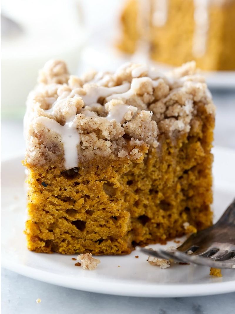 Sour Cream-Pumpkin Coffee Cake