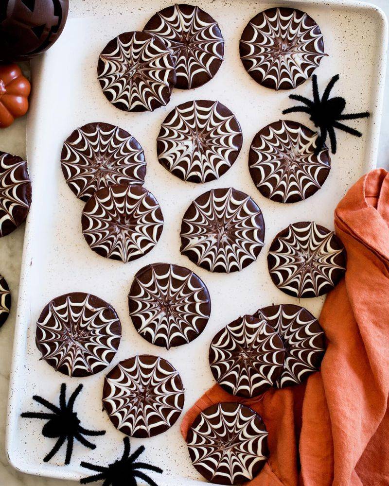 Spider Web Cookies
