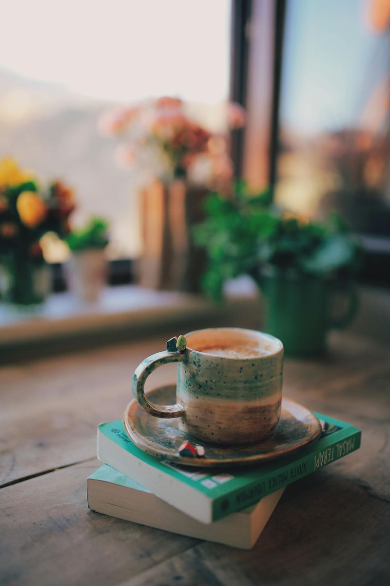 Stacked Coffee Table Books with Accent