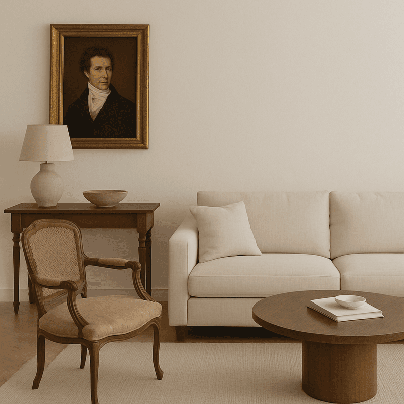 Start with a Neutral Base to Unify Contrasting Pieces