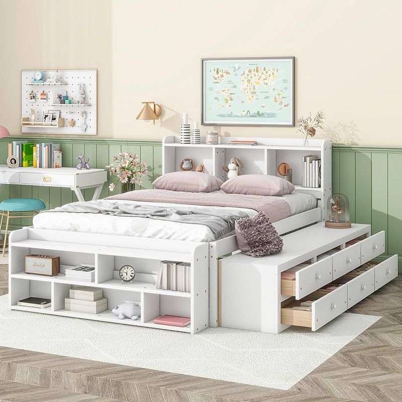 Storage Bed with Drawers