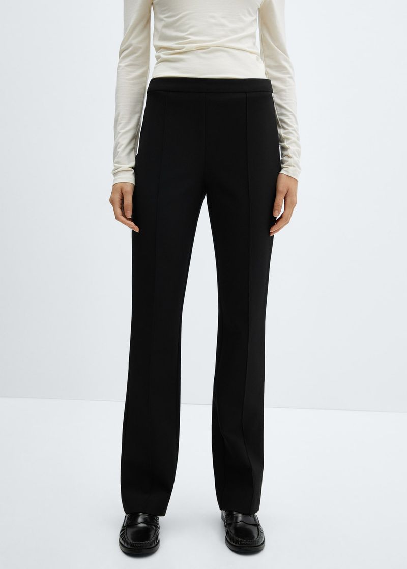 Straight-Leg Trousers