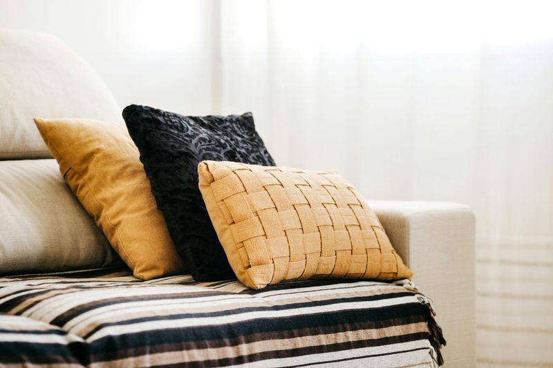 Too Many Throw Pillows on Furniture