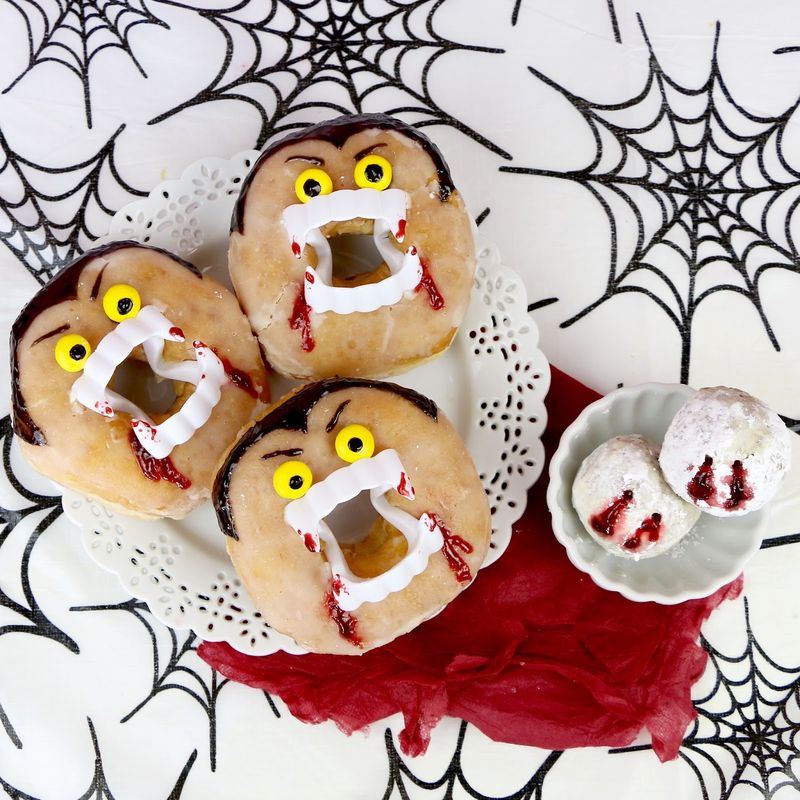 Vampire Donut Bites