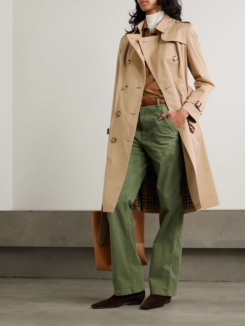 Well-Fitted Trench Coat