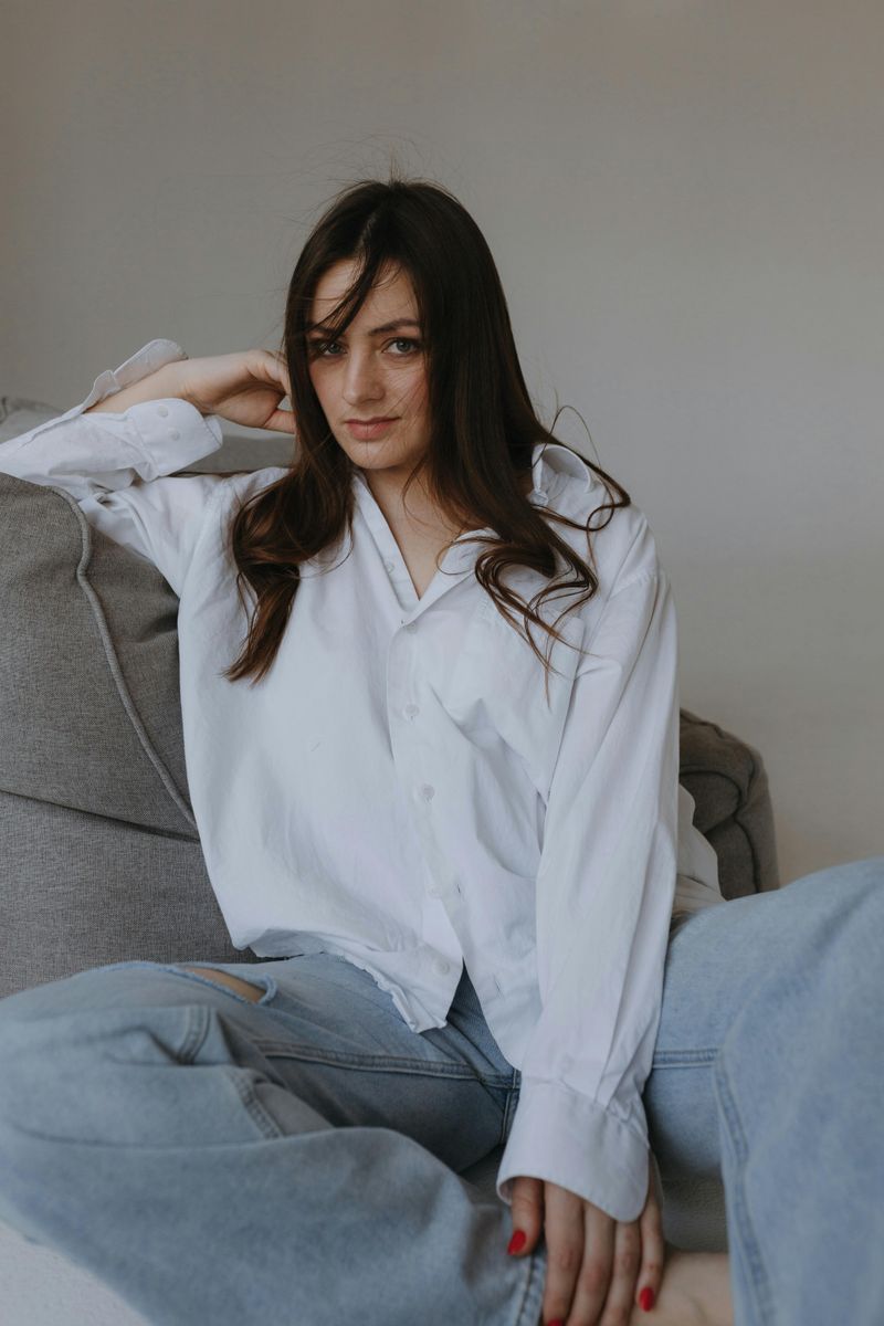 White Button-Down Shirt