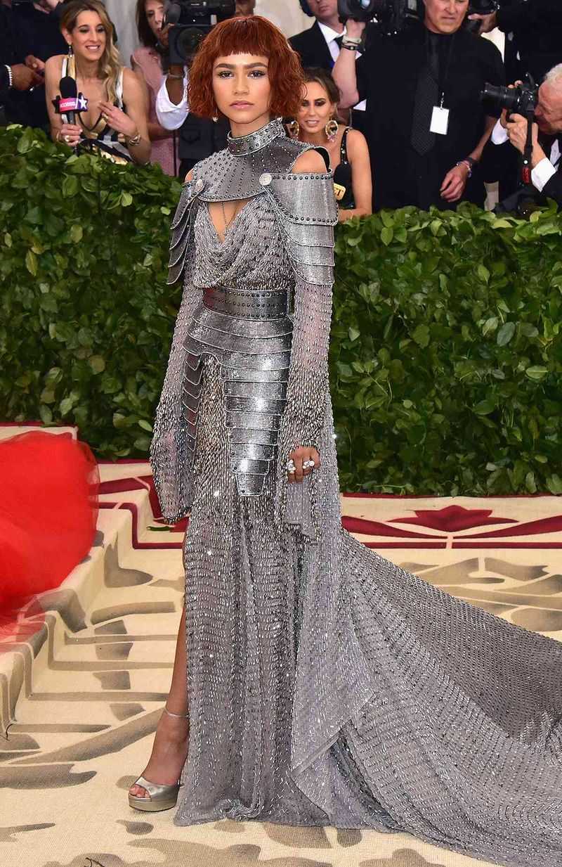 Zendaya's Joan of Arc Versace Armor — Met Gala (2018)