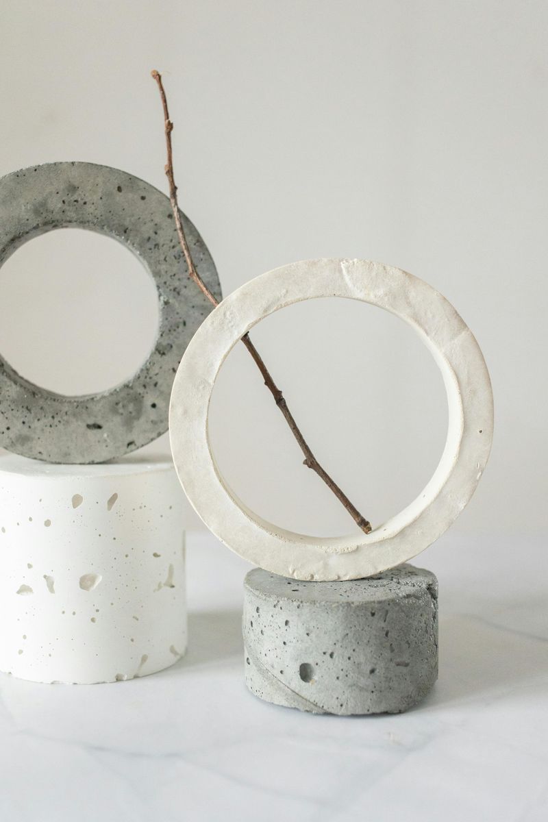 Balance Bold Textures with Negative Space