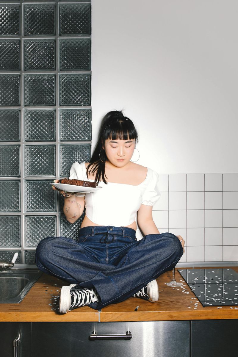 Dark, Straight-Leg Jeans