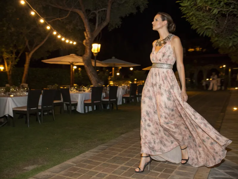 Flowy Maxi Dress + Belted Waist