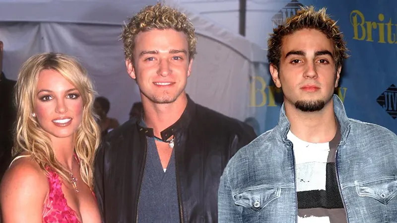 Justin Timberlake, Britney Spears, and Wade Robson