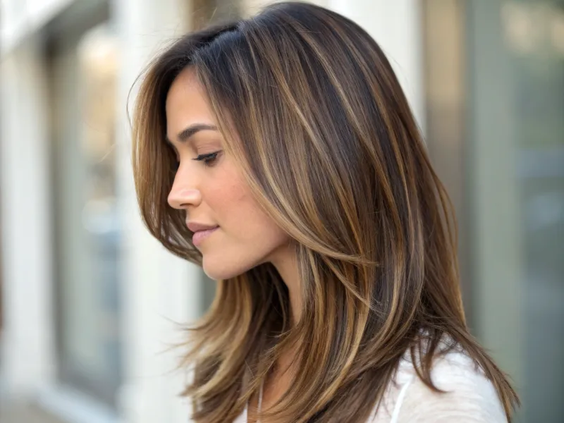 Long Layers with Face-Framing Pieces