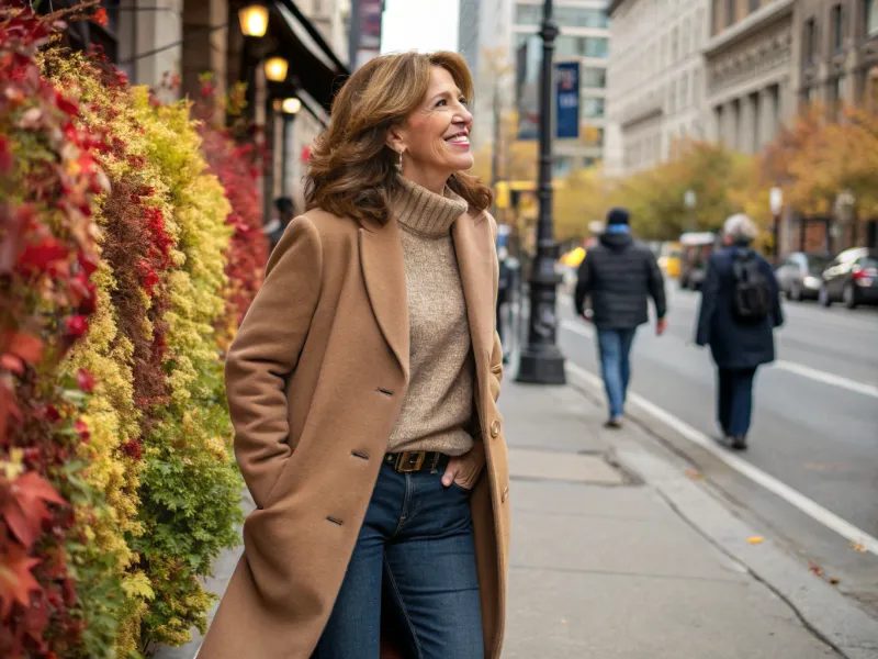 Structured Coat Over Simple Basics