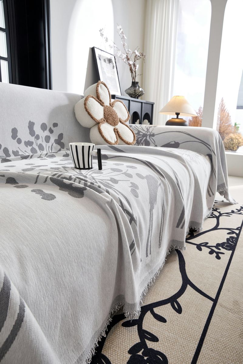 Swap Out Throw Pillows and Blankets