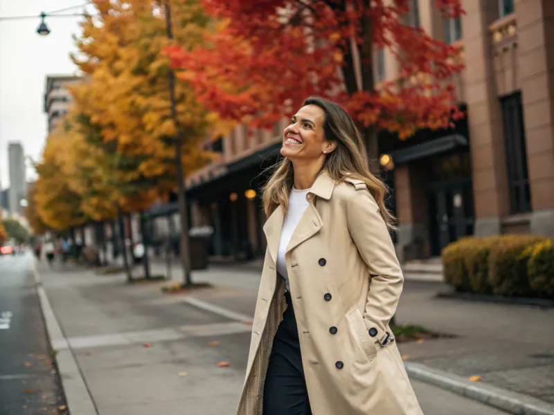 Trench Coat Over Everything