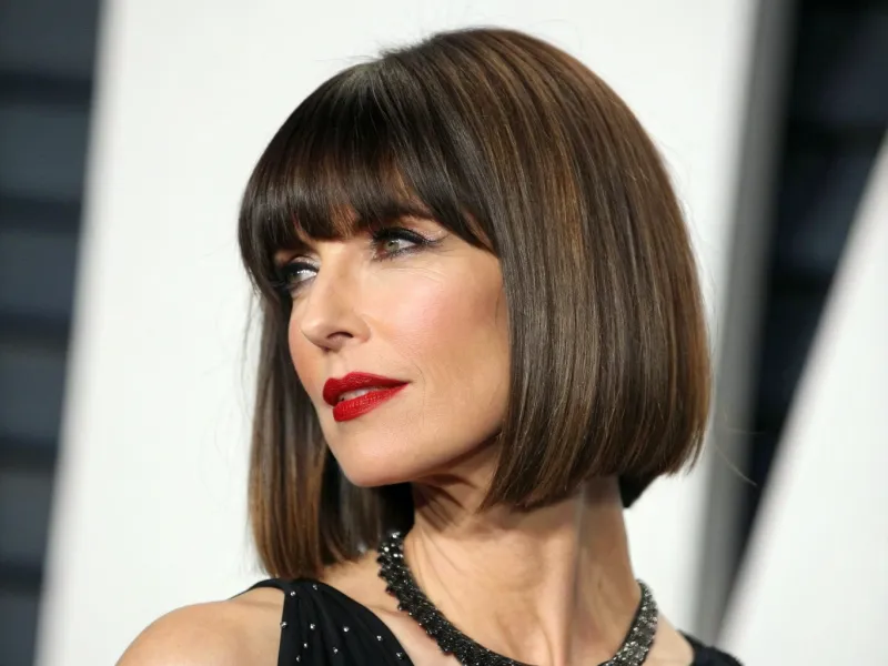 Blunt Cut with Bangs