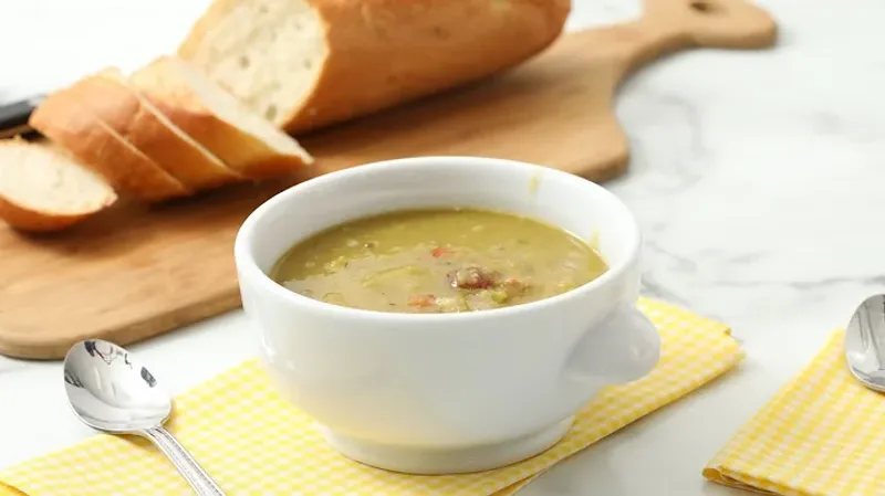 Classic Crockpot Split Pea Soup