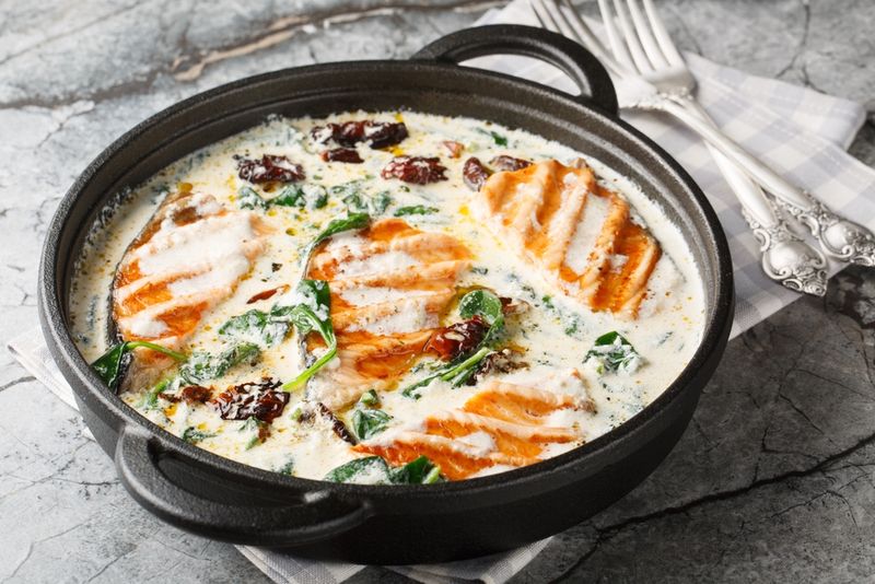 Creamy Tuscan Salmon