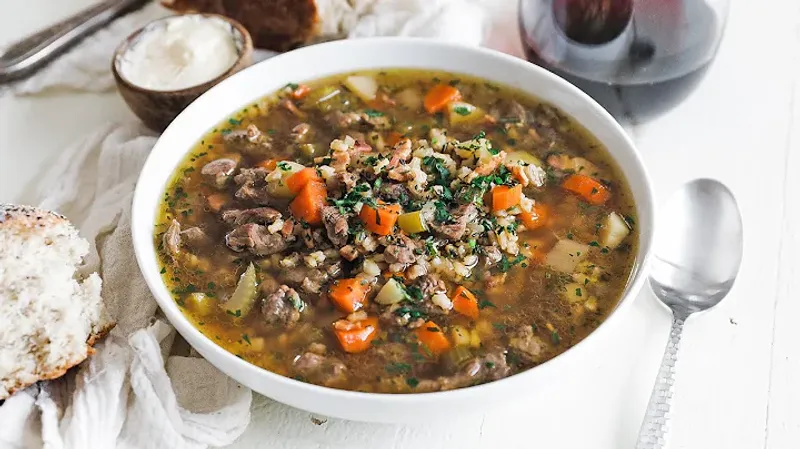 Rich & Hearty Beef Barley Soup